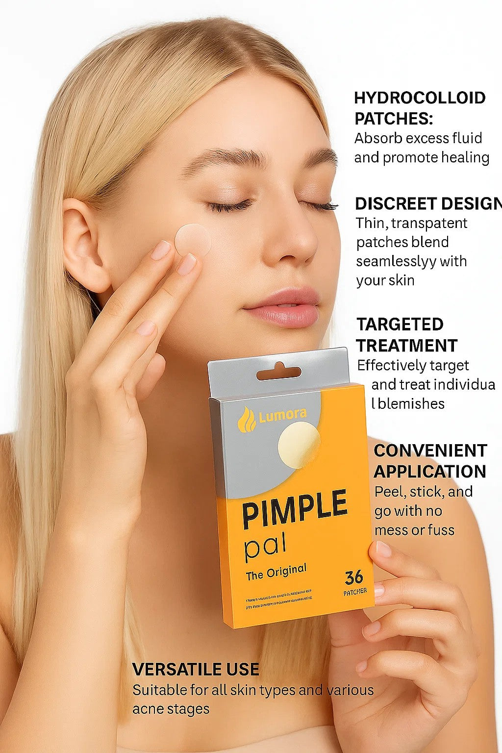 Lumora's Pimple Pal - 36 Patches